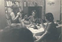 поэтический клуб у Бориса Григорина, город Ленинград, 1982 год